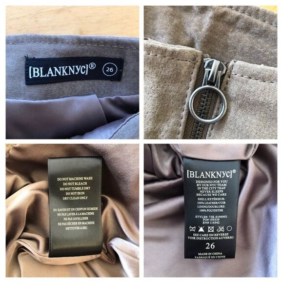 BLANK NYC Suede Miniskirt Size 26, 29 & 31 - Picture 14 of 14